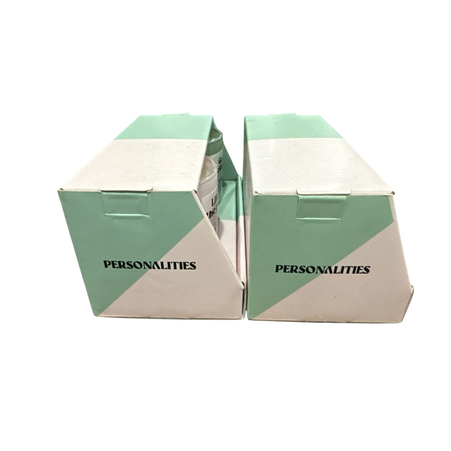 Personalities Soy Blend Candle Two-Pack "Life Of The Party" & "Go Getter" Scents 4 Oz Each