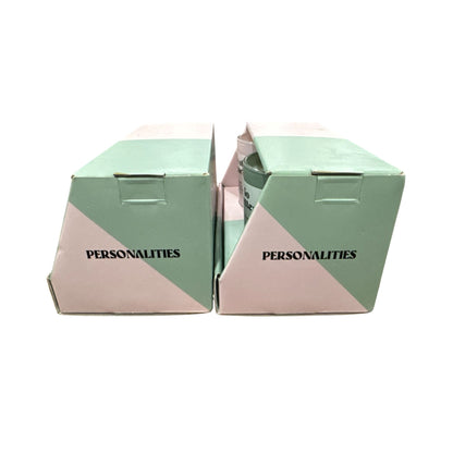 Personalities Soy Blend Candle Two-Pack "Life Of The Party" & "Go Getter" Scents 4 Oz Each