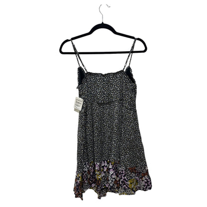 BP. Mixed Cara Floral Print Sleeveless Dress XS Black & Multi
