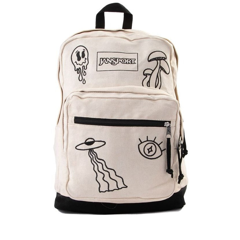 JanSport Right Pack Backpack - Natural / Epic Icons