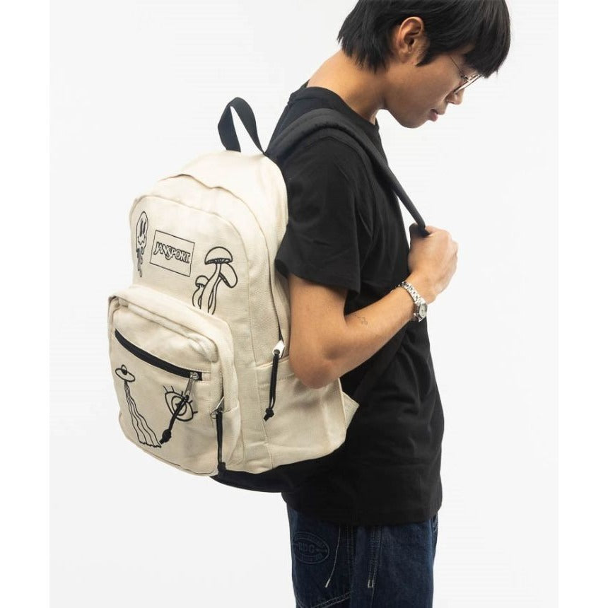 JanSport Right Pack Backpack - Natural / Epic Icons