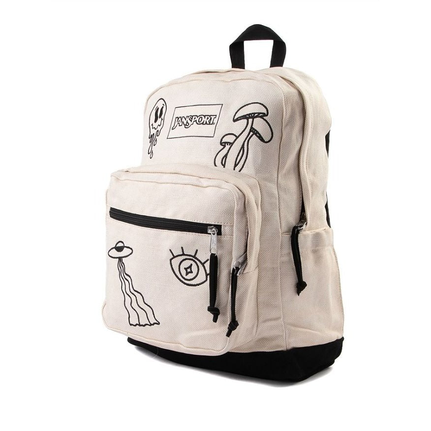 JanSport Right Pack Backpack - Natural / Epic Icons