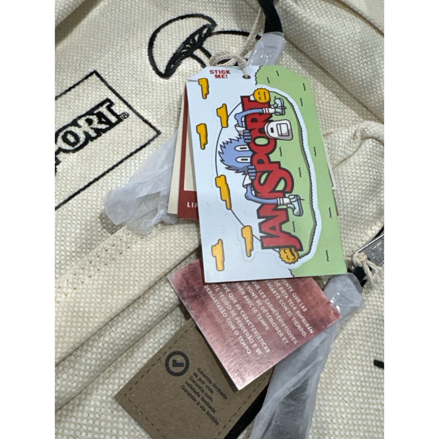 JanSport Right Pack Backpack - Natural / Epic Icons