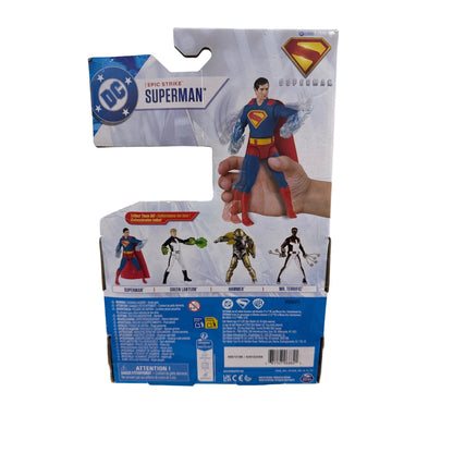 Epic Strike Superman Action Figure By Spin Master With Accessories