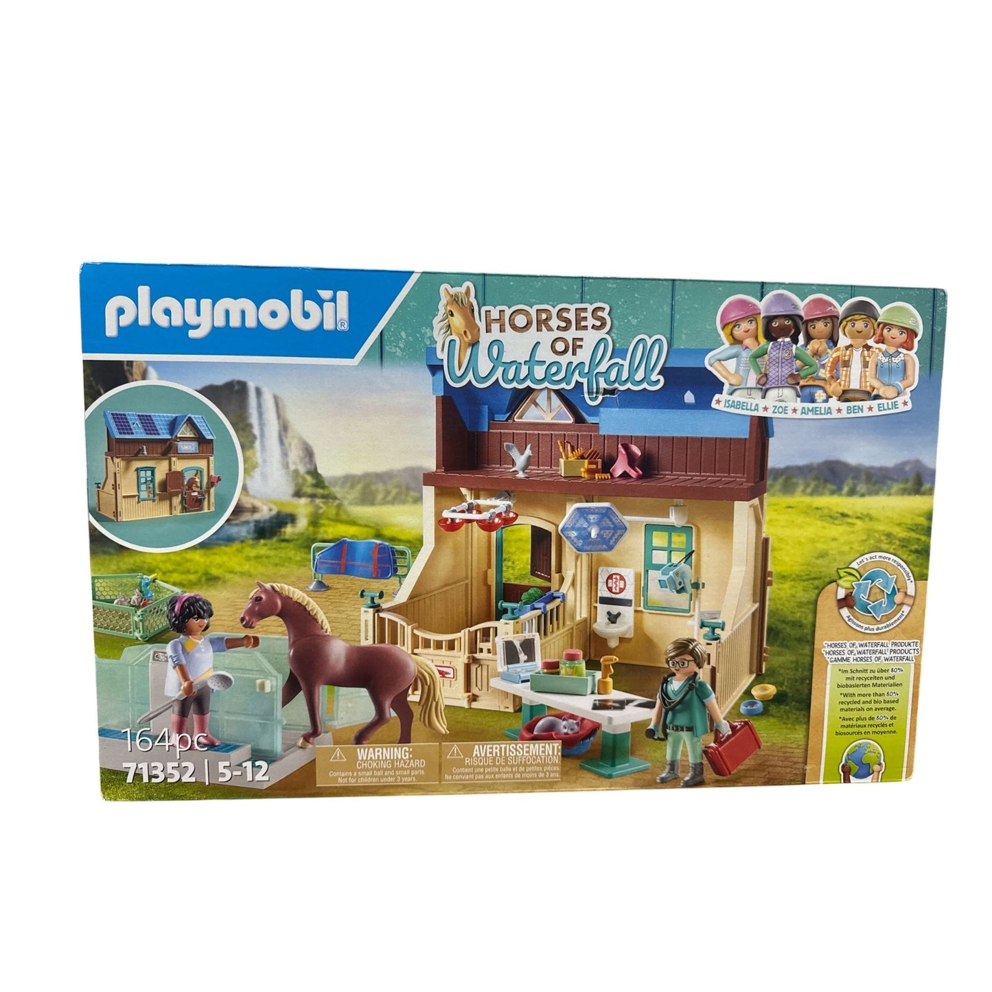 Playmobil Horses Of Waterfall 71352 Playset 164 Pieces For Ages 5-12
