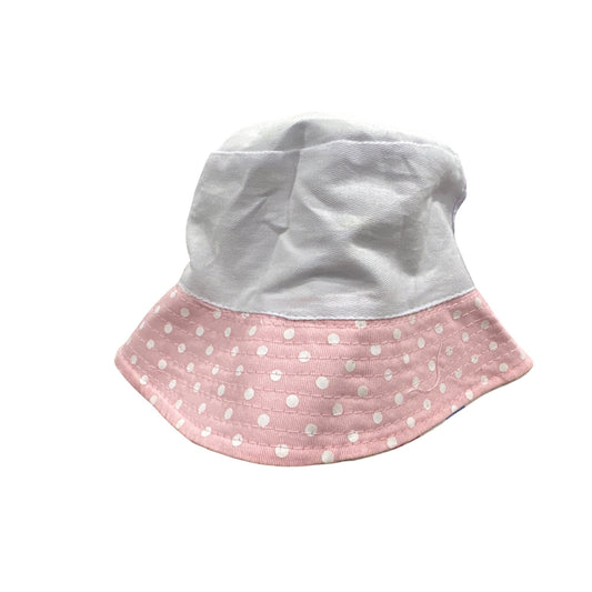 Disney Minnie Mouse Reversible Bucket Hat For Toddlers Pink Polka Dot & Floral Print OSFM