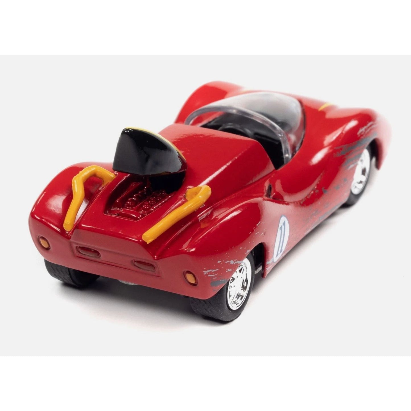 Johnny Lightning Pop Culture Speed Racer Captain Terrors Car 2022 Release 4 Die-Cast Model With Rubber Tires