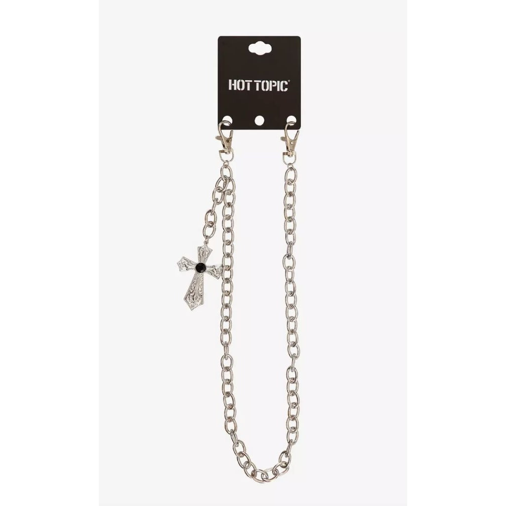 Hot Topic Gothic Cross 21 Inch Wallet Chain