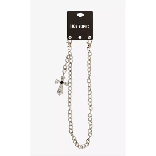 Hot Topic Gothic Cross 21 Inch Wallet Chain