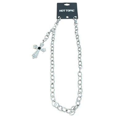 Hot Topic Gothic Cross 21 Inch Wallet Chain