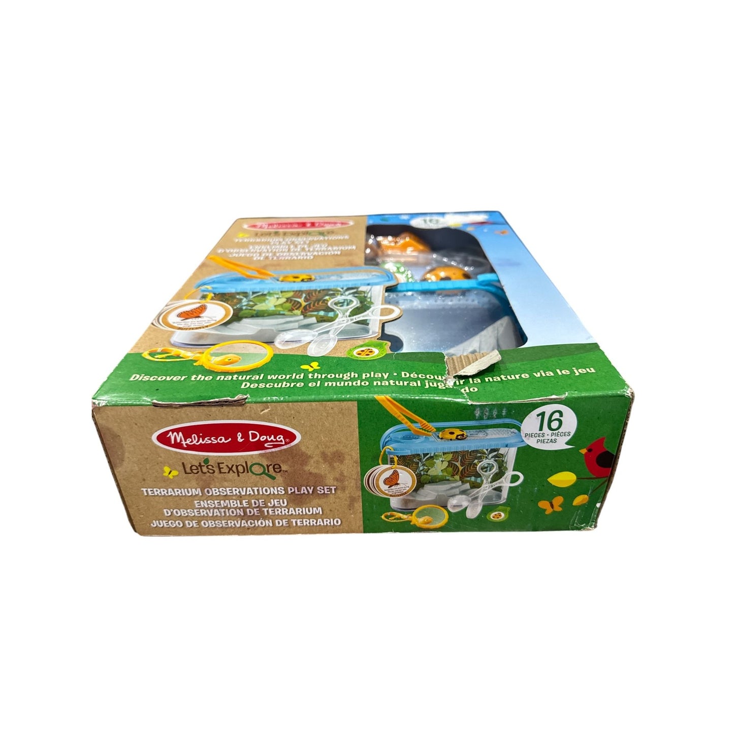 Melissa & Doug Let's Explore Terrarium Observations Play Set 16 Pieces For Kids Ages 4+