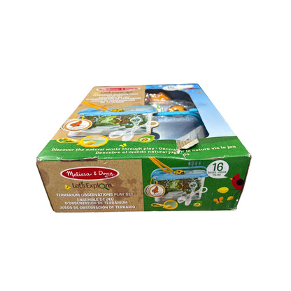 Melissa & Doug Let's Explore Terrarium Observations Play Set 16 Pieces For Kids Ages 4+