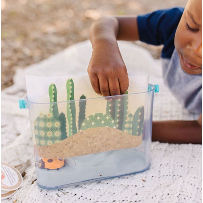 Melissa & Doug Let's Explore Terrarium Observations Play Set 16 Pieces For Kids Ages 4+