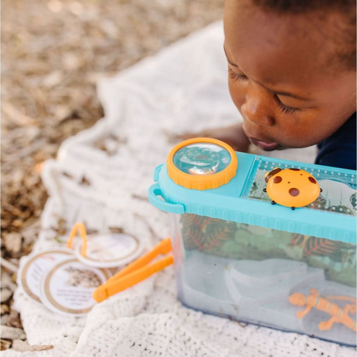 Melissa & Doug Let's Explore Terrarium Observations Play Set 16 Pieces For Kids Ages 4+