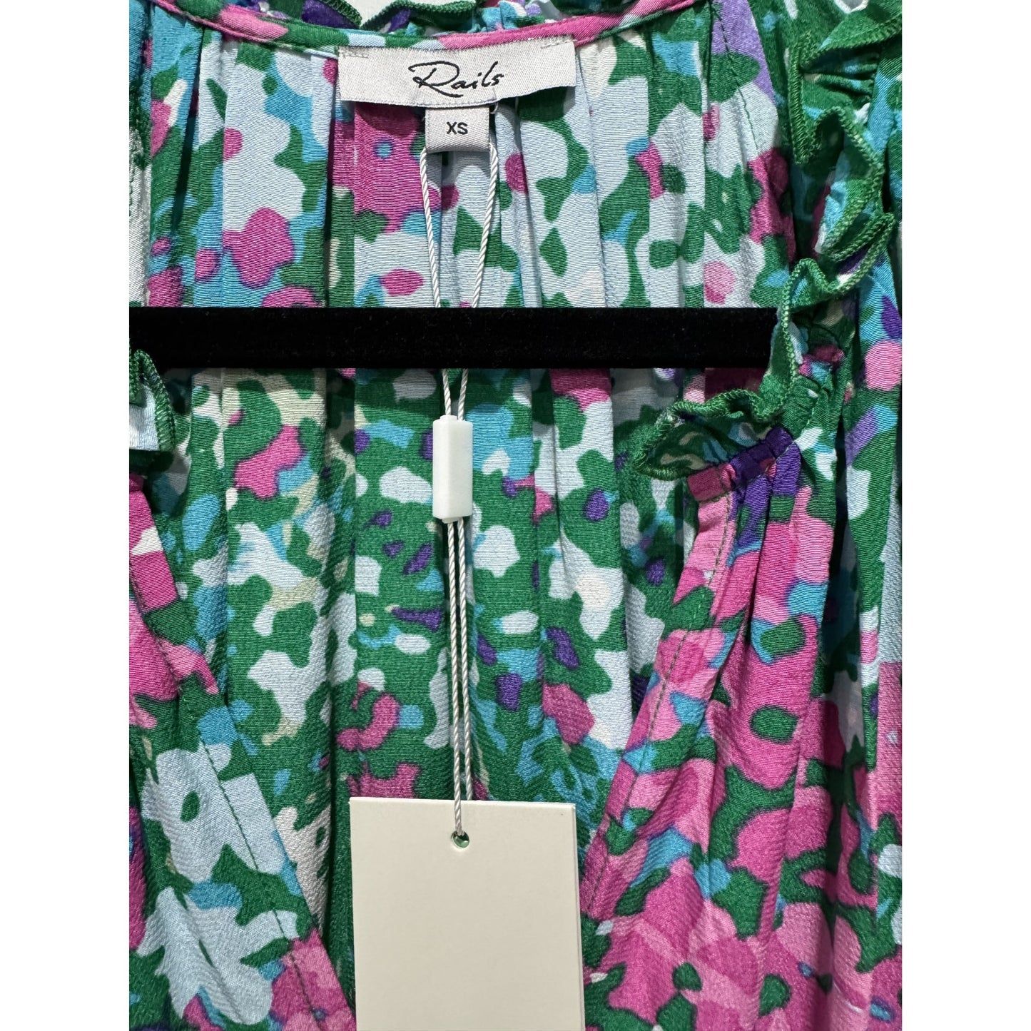 Rails Gardenia Flora Eco Tiered Dress XS Multicolor