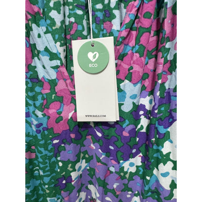 Rails Gardenia Flora Eco Tiered Dress XS Multicolor