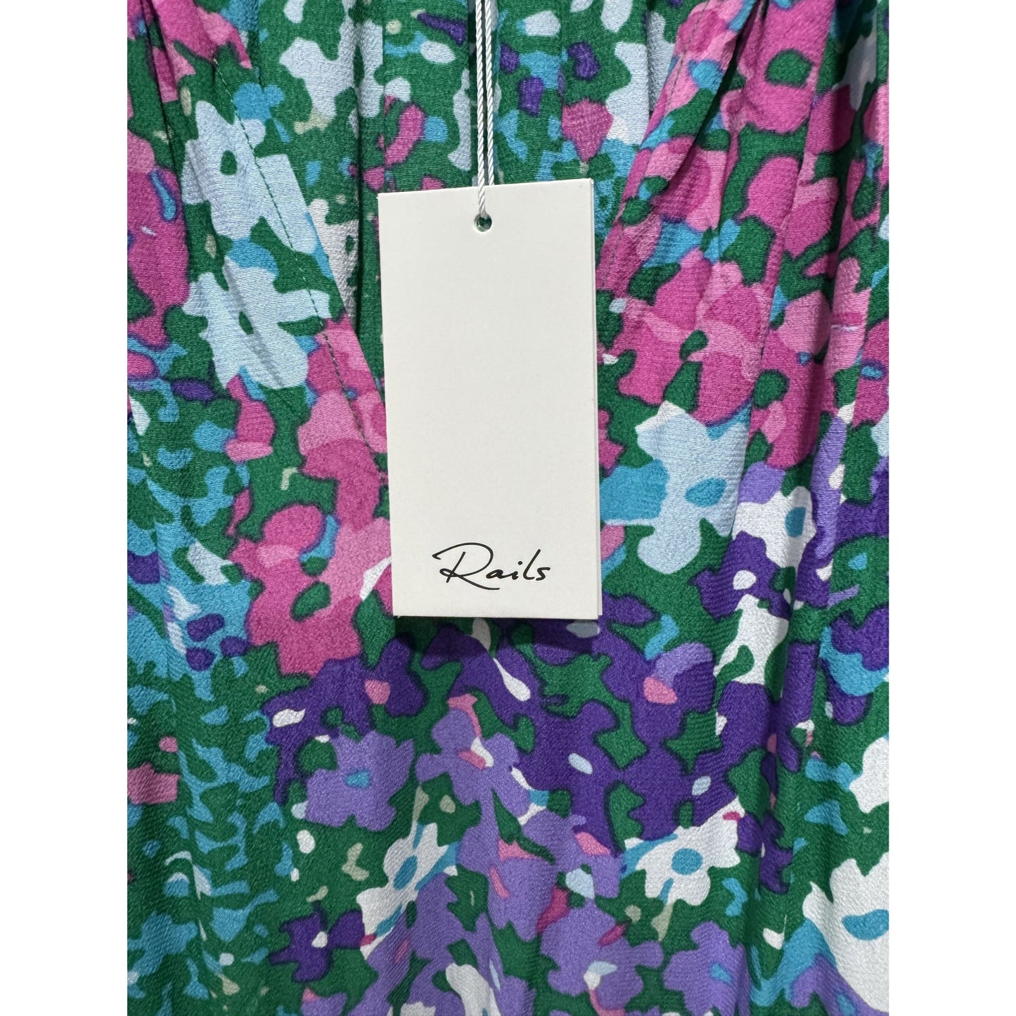 Rails Gardenia Flora Eco Tiered Dress XS Multicolor