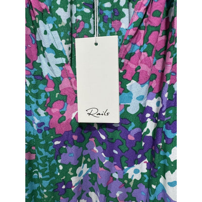 Rails Gardenia Flora Eco Tiered Dress XS Multicolor