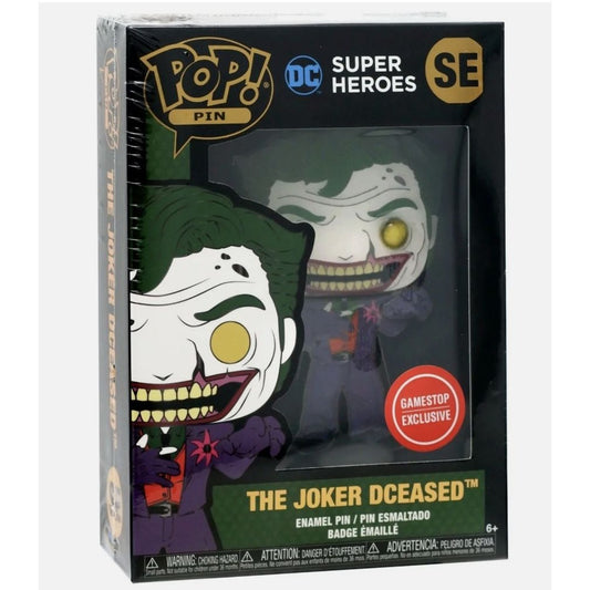 Funko Pop! Pin The Joker DCeased Gamestop Exclusive Enamel Pin SE 6+