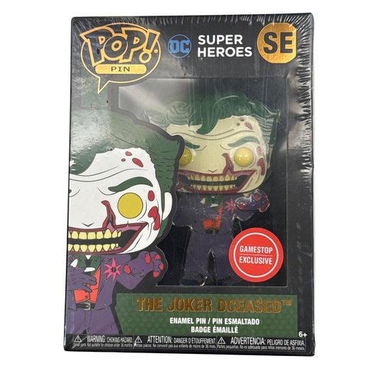 Funko Pop! Pin The Joker DCeased Gamestop Exclusive Enamel Pin SE 6+