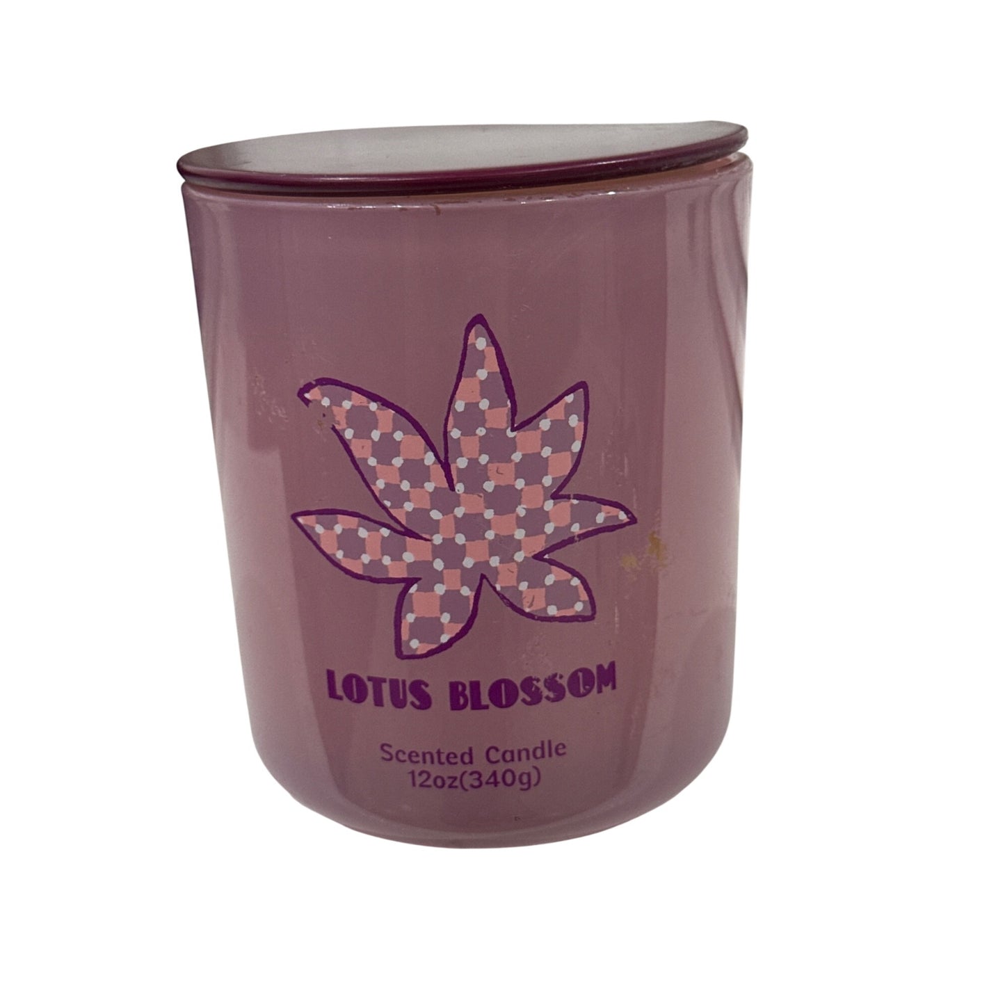 12oz Jar Candle with Lid Lotus Blossom - Room Essentials