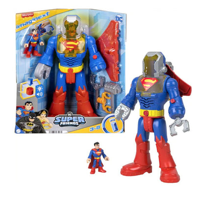 Fisher-Price Imaginext DC Super Friends Superman Figure & Exo-Suit With Lights & Sounds 3+