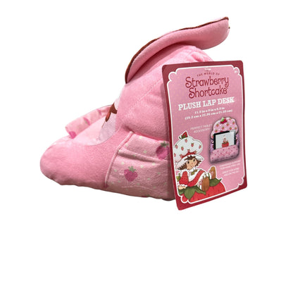 The World Of Strawberry Shortcake Plush Lap Desk For Kids Pink 11.5" X 9" X 8.5"