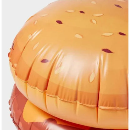 Sun Squad Inflatable Giant Hamburger Pool Float 3-Piece Set