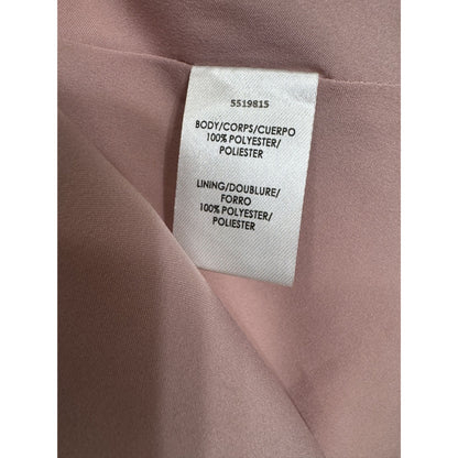 Kay Unger New York Floral Midi Dress Soft Orchid Multi Size 4 Sleeveless V-Neck Elegant A-Line Women's