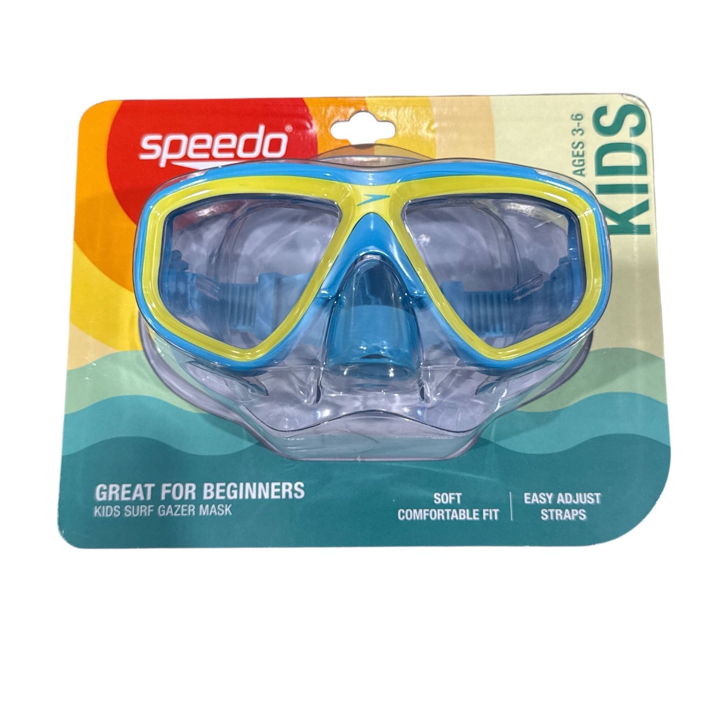Speedo Endcap Kids' Mask: Swim Goggles for Ages 3-6
