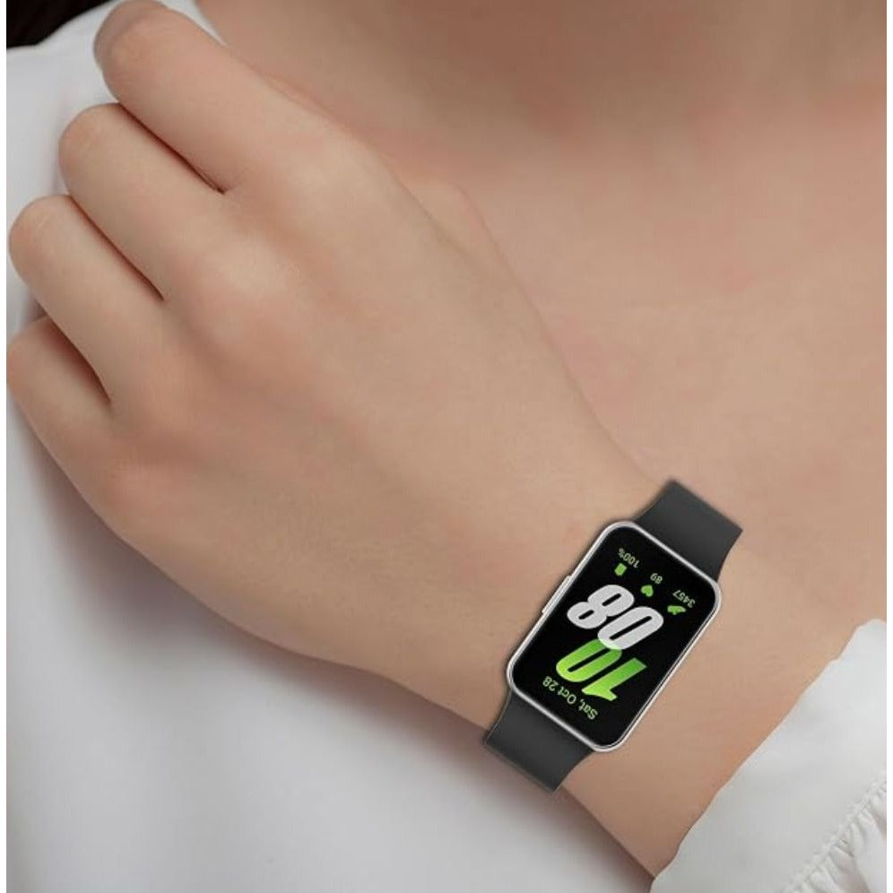 SZBAMI Bands Compatible with Samsung Galaxy Fit 3 Watch Band, Soft Silicone Replacement Straps Wristbands Accessories for Samsung Galaxy Fit