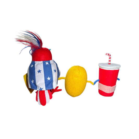 Sun Squad Featherly Friends Hero & Felt Figures Set - Patriotic Decor