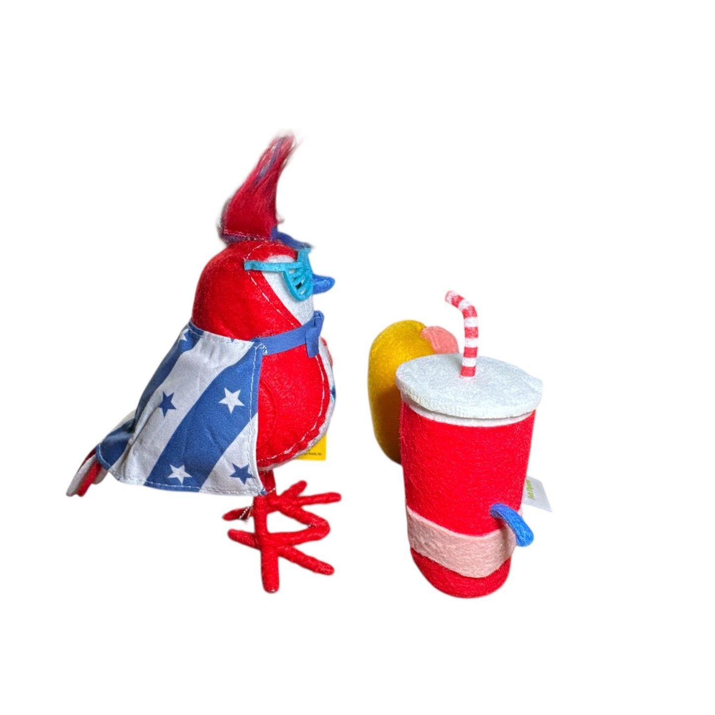 Sun Squad Featherly Friends Hero & Felt Figures Set - Patriotic Decor
