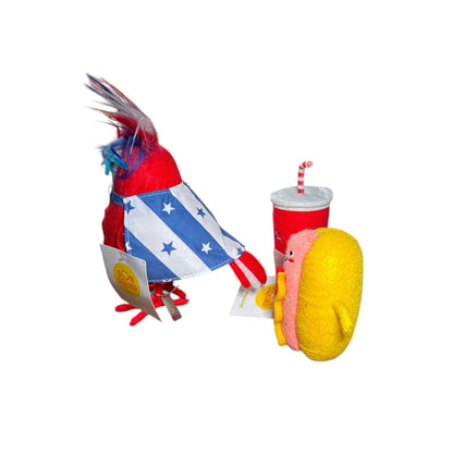 Sun Squad Featherly Friends Hero & Felt Figures Set - Patriotic Decor