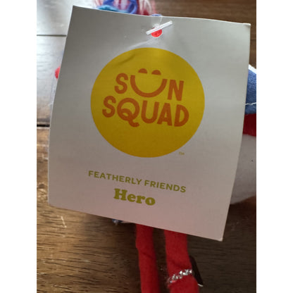Sun Squad Featherly Friends Hero & Felt Figures Set - Patriotic Decor