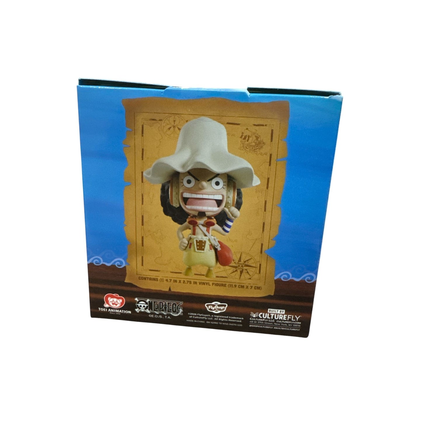 One Piece Usopp Vinyl Figure By CultureFly - 4.7 Inches Tall Age 13+ Collectible Figurine In Box