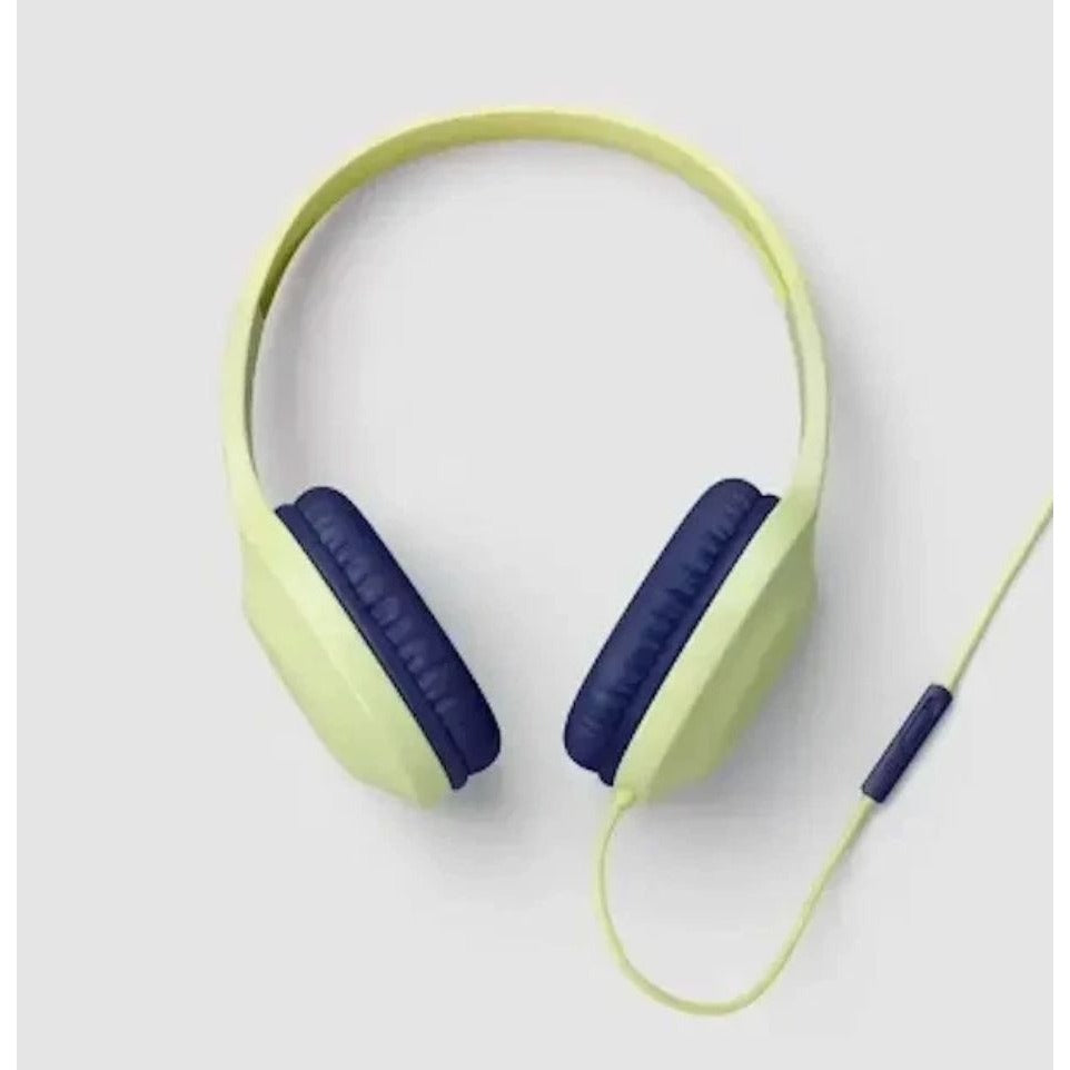 Heyday Wired Headphones, True Wireless Earbuds & 6ft USB-A To Lightning Charging Cable Green & Purple 3pc Kit