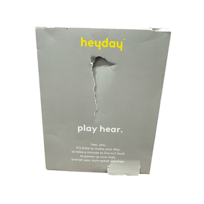 Heyday Wired Headphones, True Wireless Earbuds & 6ft USB-A To Lightning Charging Cable Green & Purple 3pc Kit