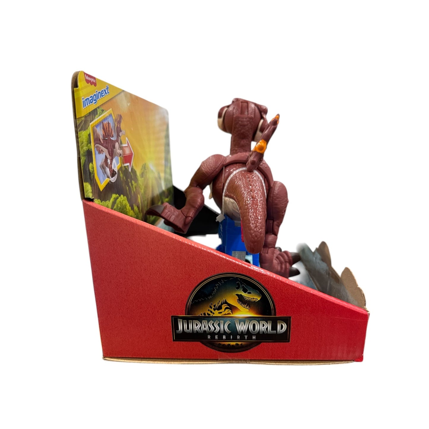 Jurassic World Imaginext Sprinting Spinosaurus Dinosaur Toy With Action Features For Ages 3+