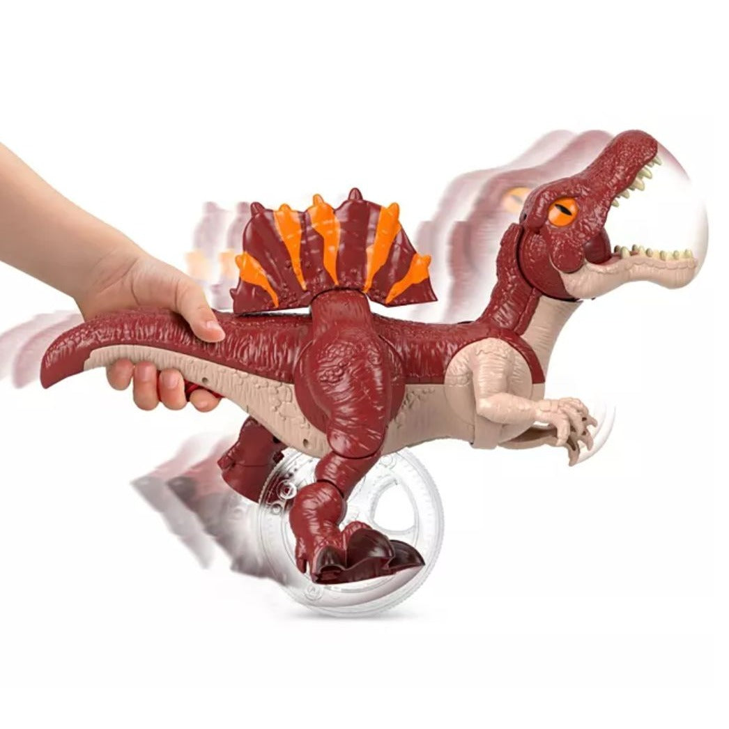 Jurassic World Imaginext Sprinting Spinosaurus Dinosaur Toy With Action Features For Ages 3+