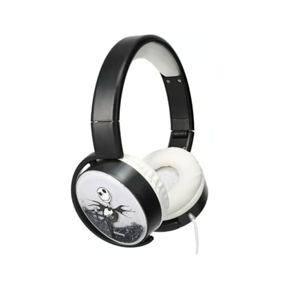 Disney The Nightmare Before Christmas Glitter Headphones With In-Line Microphone, Adjustable Headband & High-Quality Sound