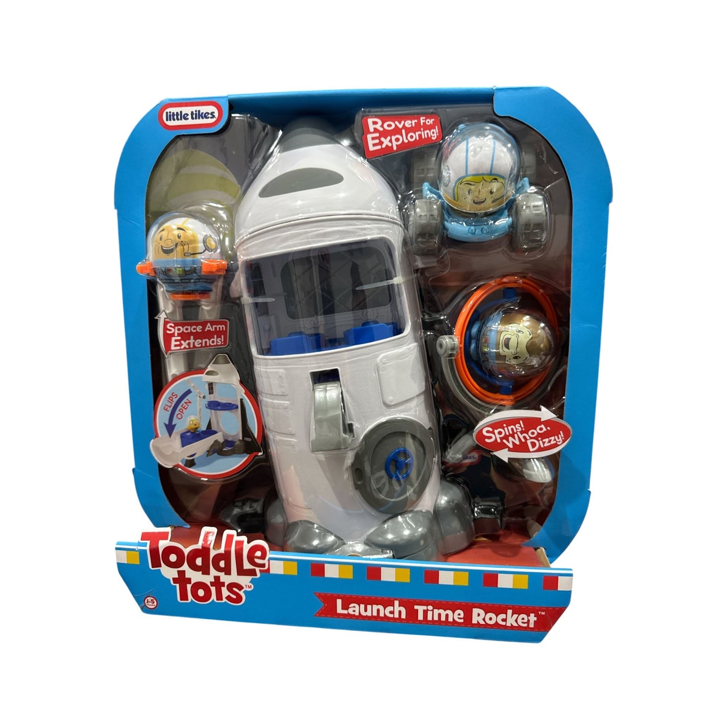 Little Tikes Toddle Tots Launch Time Rocket Playset With Astronaut Figures & Space Accessories