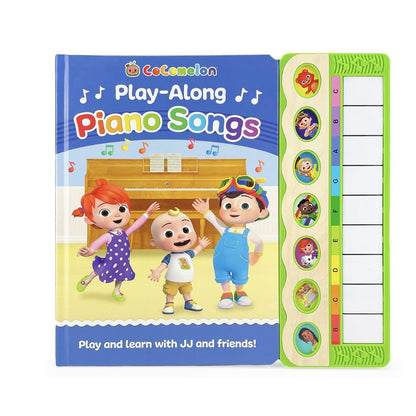 Cocomelon Play-Along Piano Songs Book With 7 Songs & Interactive Keyboard For Kids