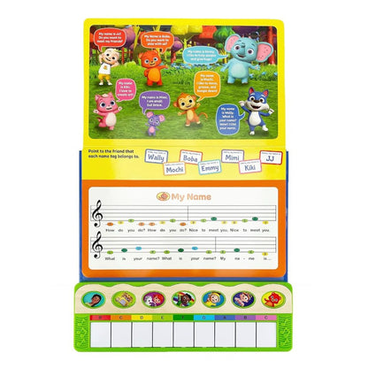 Cocomelon Play-Along Piano Songs Book With 7 Songs & Interactive Keyboard For Kids