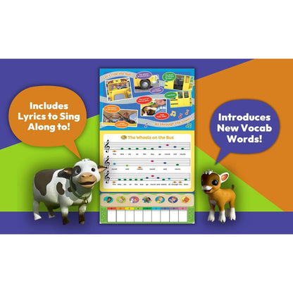 Cocomelon Play-Along Piano Songs Book With 7 Songs & Interactive Keyboard For Kids