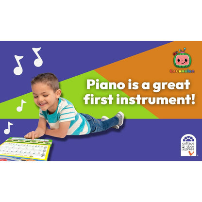 Cocomelon Play-Along Piano Songs Book With 7 Songs & Interactive Keyboard For Kids