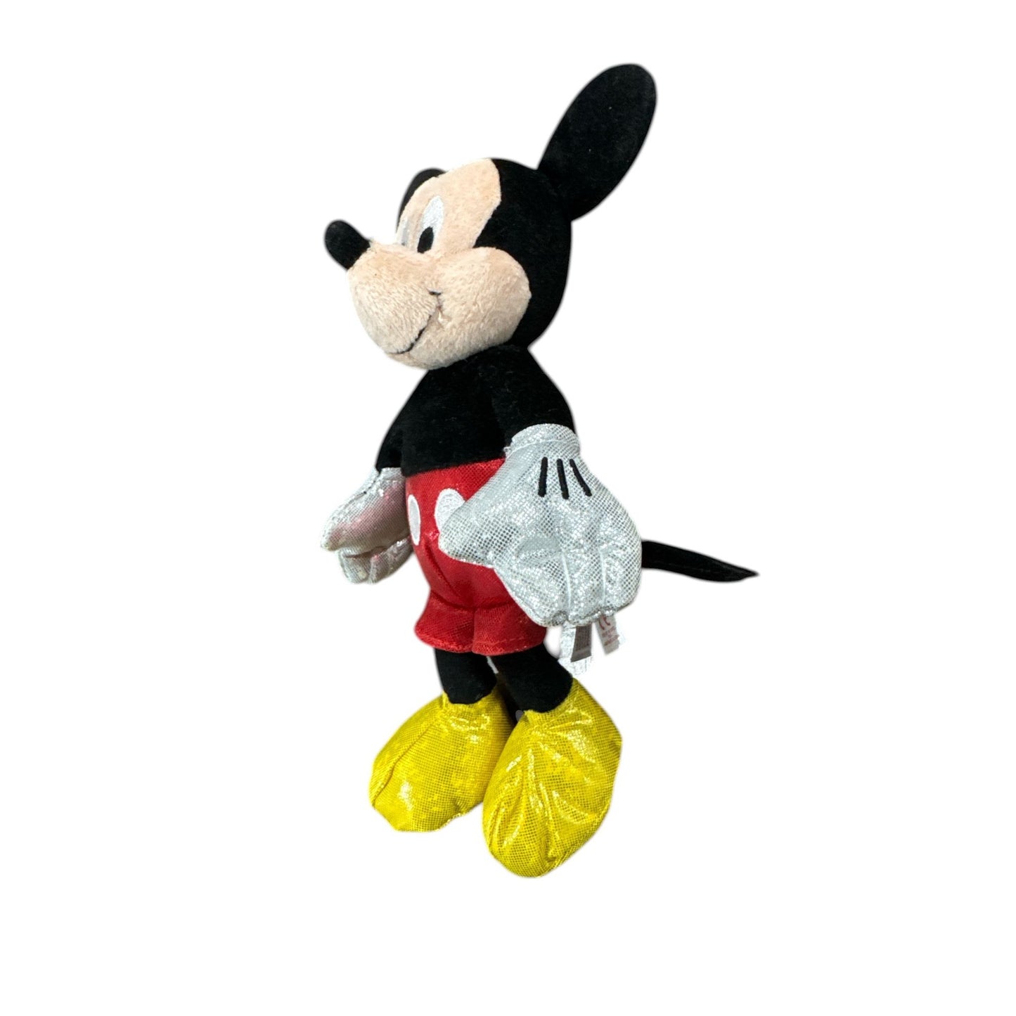 Ty Disney Sparkle Mickey Mouse Plush Stuffed Toy 8" Red/Yellow/Black