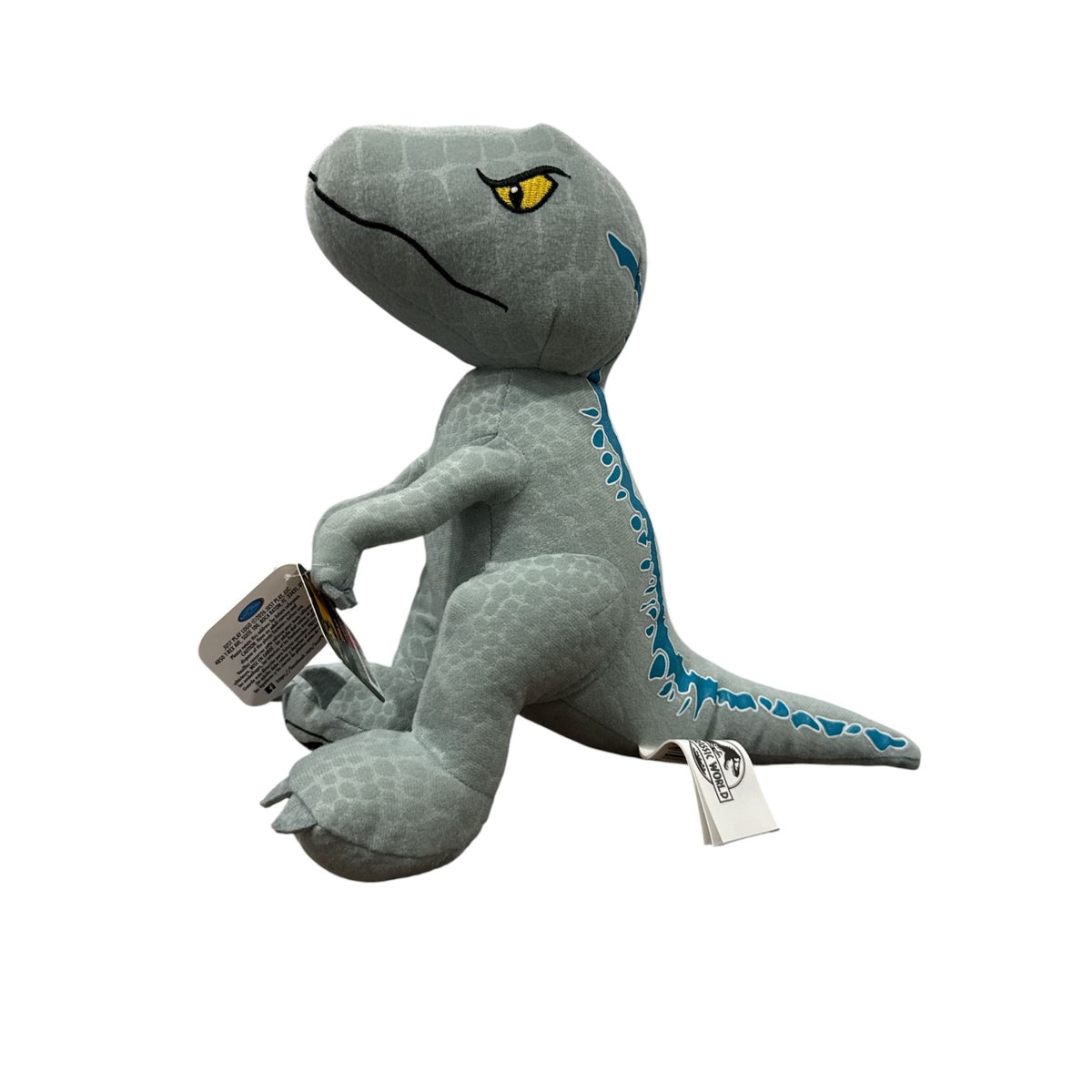 Jurassic World Velociraptor Blue Plush Toy 9.5" Dinosaur Soft Stuffed Animal