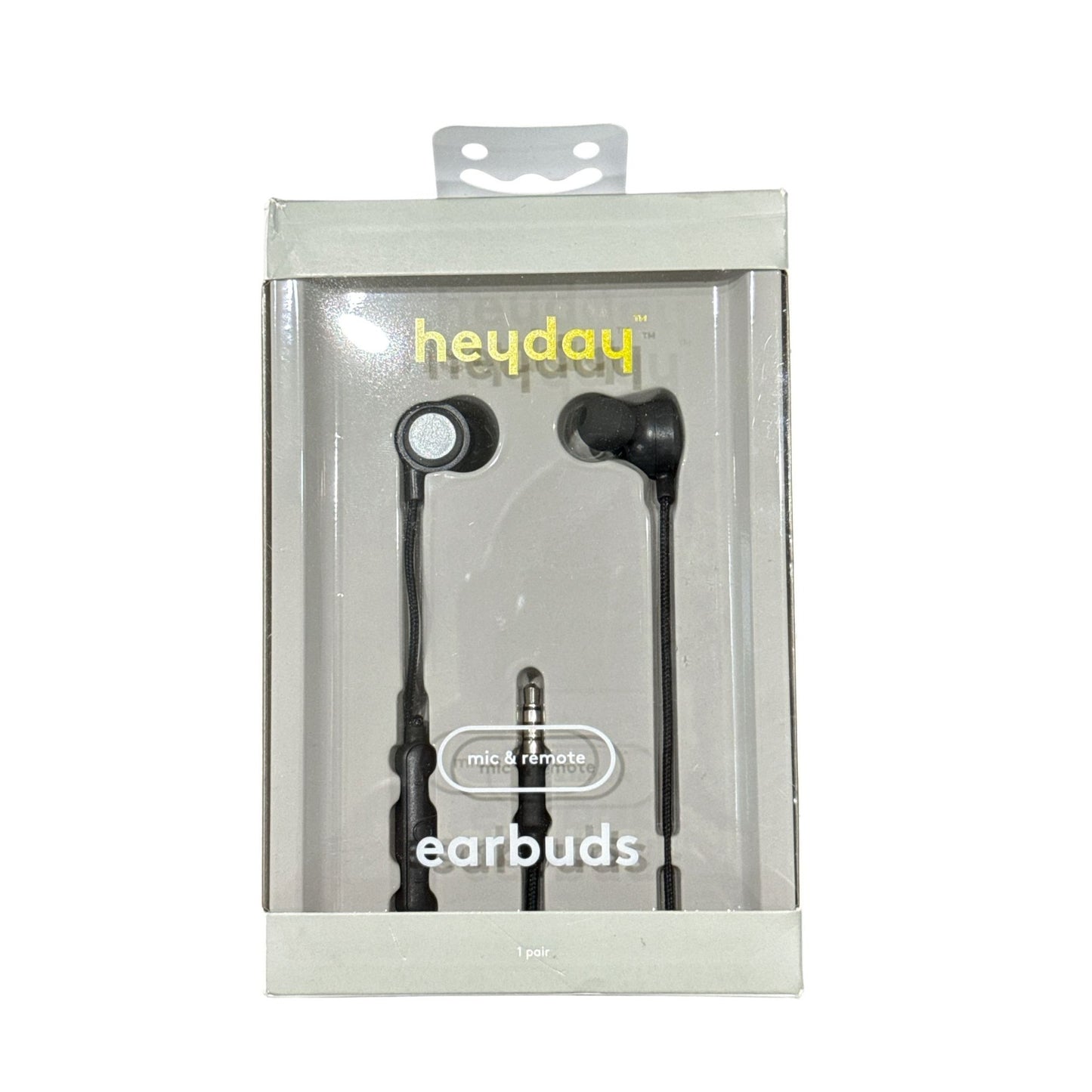 Heyday Earbuds, Wall Charger & Deal Worthy USB-C Cables Bundle Black 3 Items New