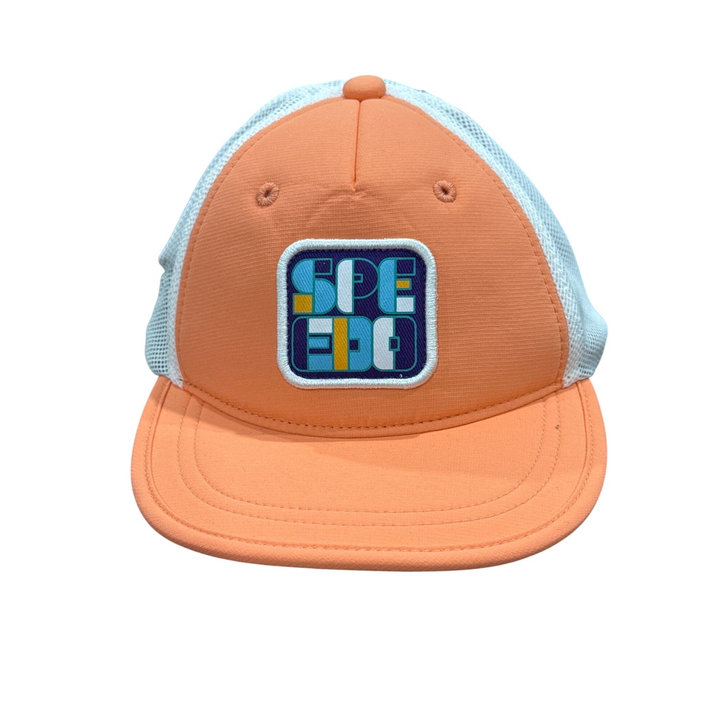 Speedo Kids' Trucker Hat - Orange: Abstract Design, Knit, Lightweight